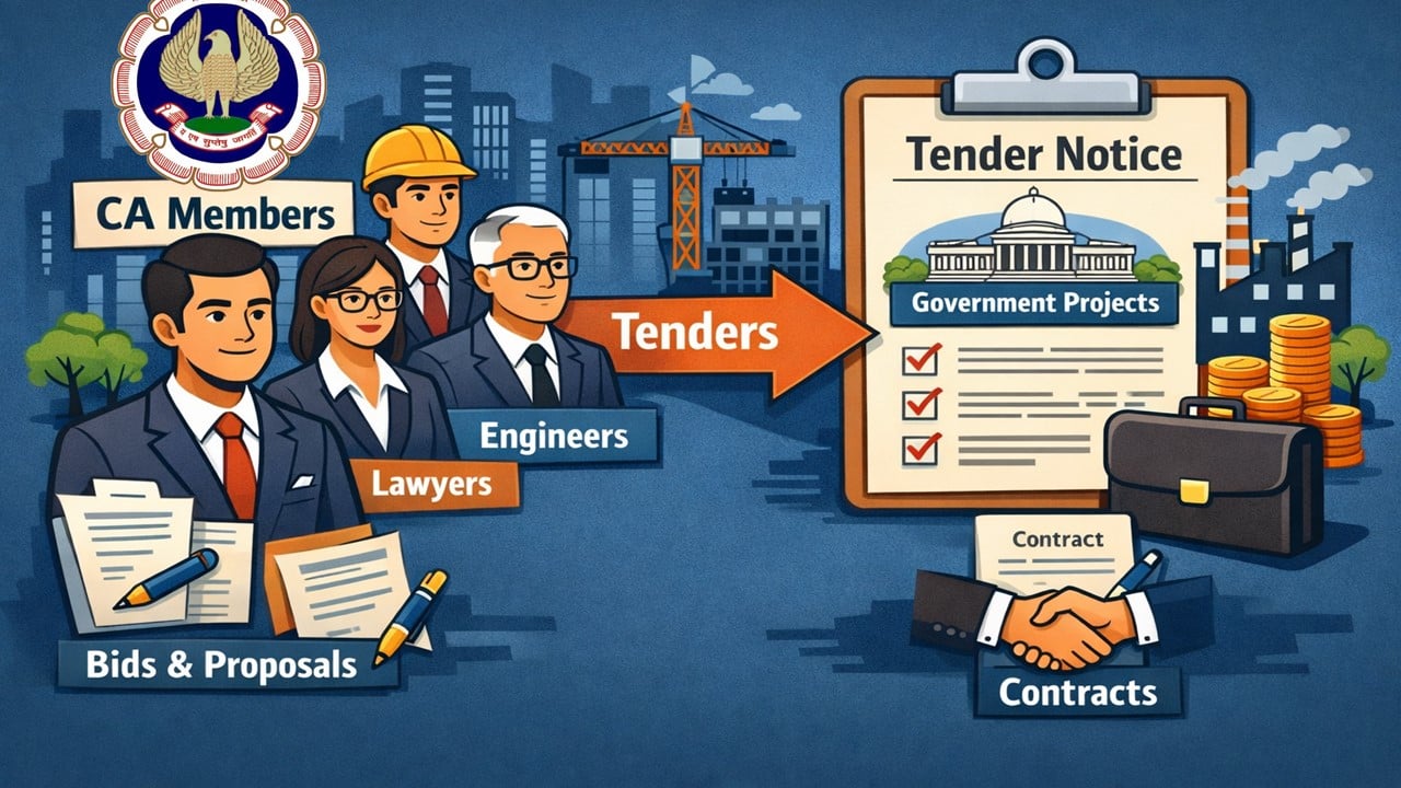 Members Can Respond to Tenders Open to Other Professionals Apart from CAs: ICAI