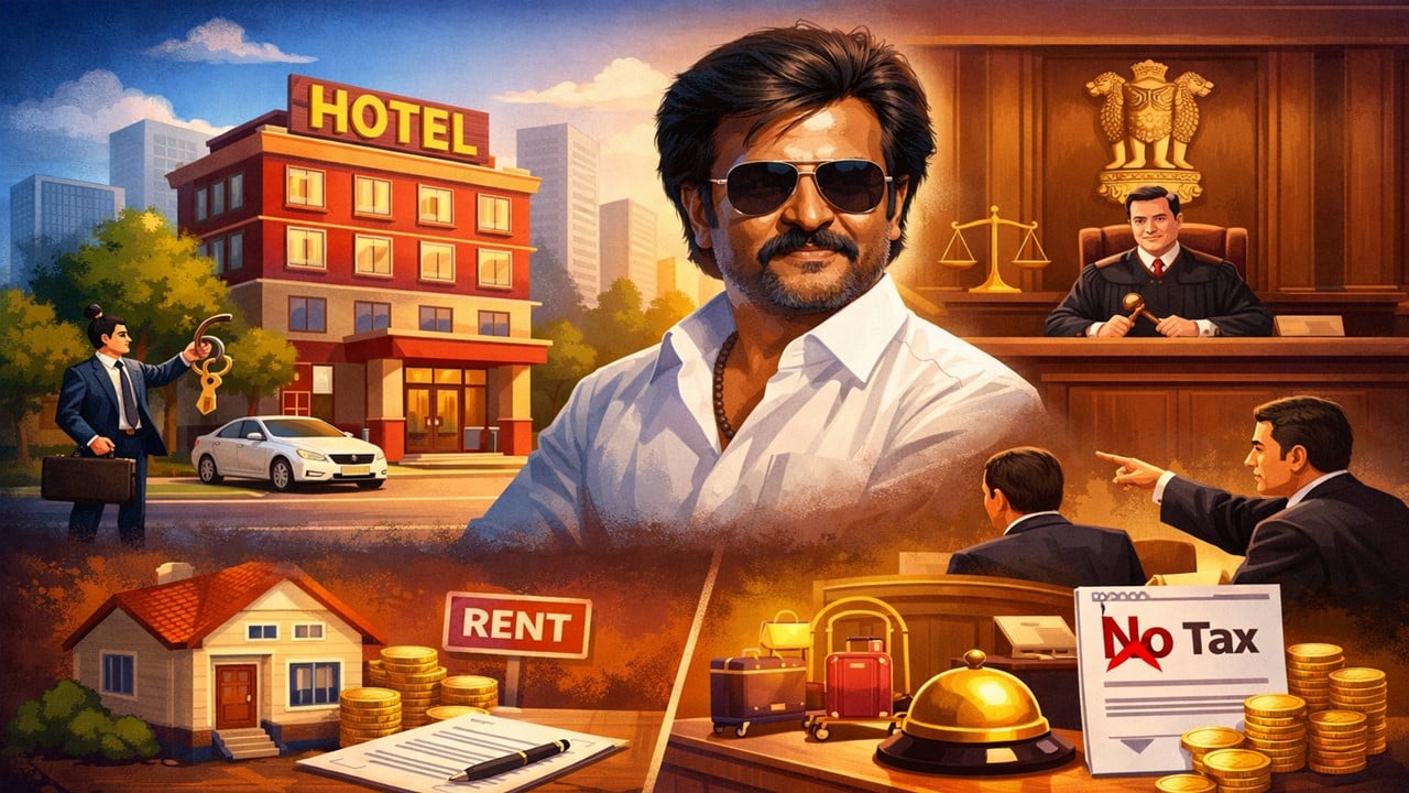 Renting Building to Run Hotel Not Taxable as “Renting of Immovable Property Service”: CESTAT rules in matter of Rajinikanth