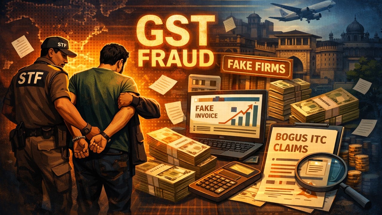 Rs 100 Crore GST Scam Busted: STF Nabs Mastermind Behind Nationwide Fake Invoice Racket