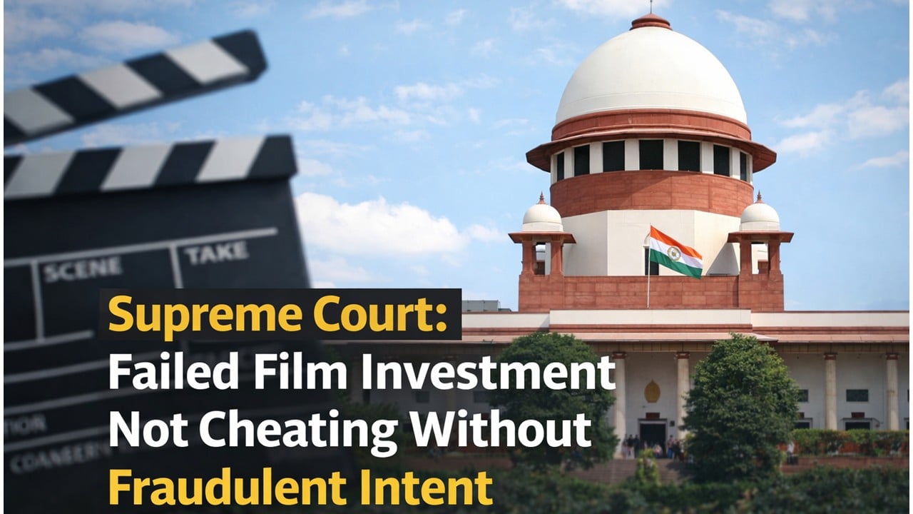 Supreme Court: Failed Film Investment Not Cheating Without Fraudulent Intent