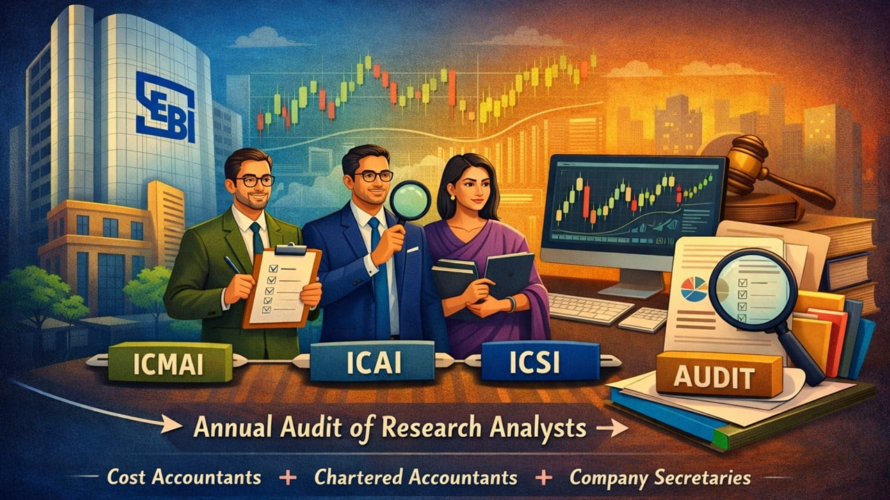 SEBI Expands Auditor Eligibility: Cost Accountants Now Eligible to Conduct Annual Audit of Research Analysts