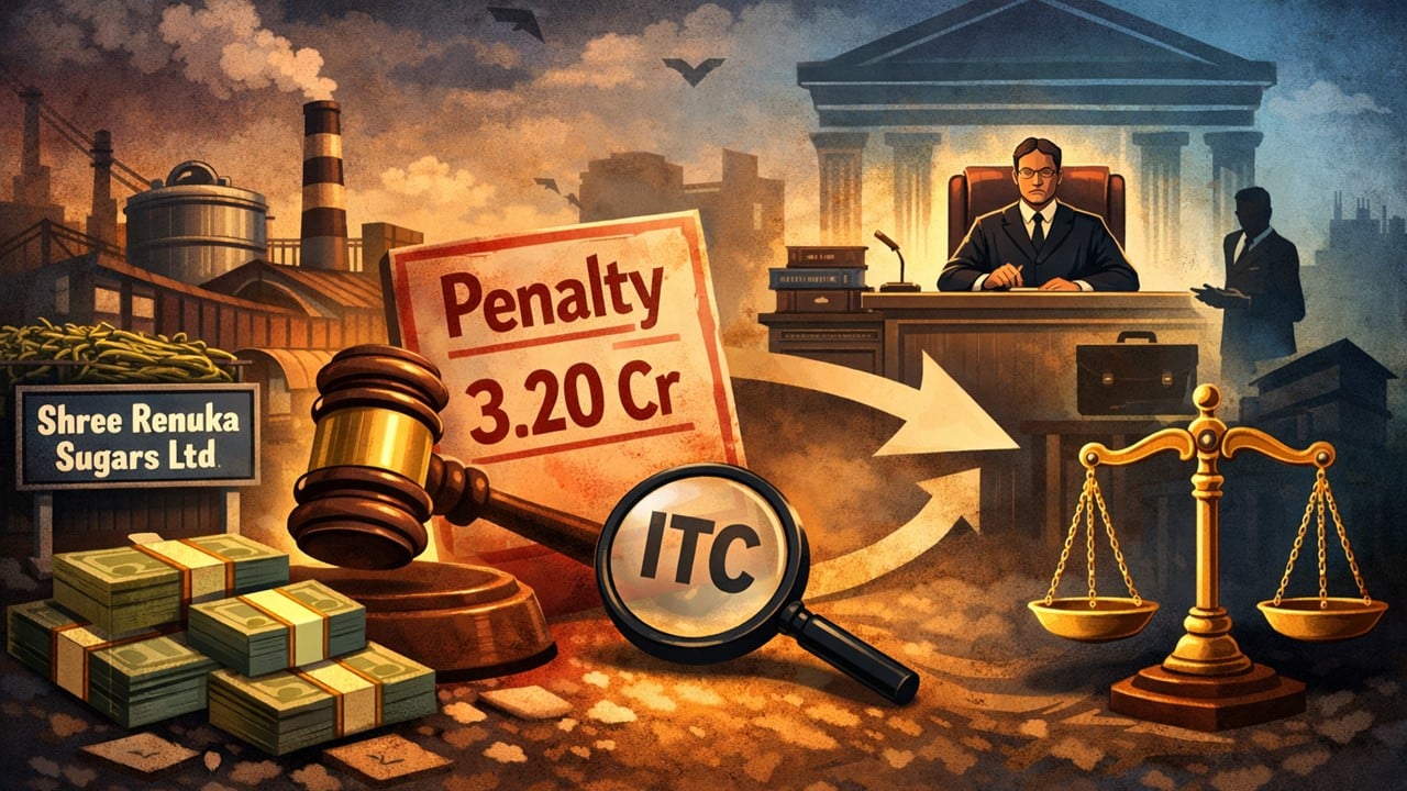 GST Department Penalises Shree Renuka Sugars for Wrongful Availment of ITC