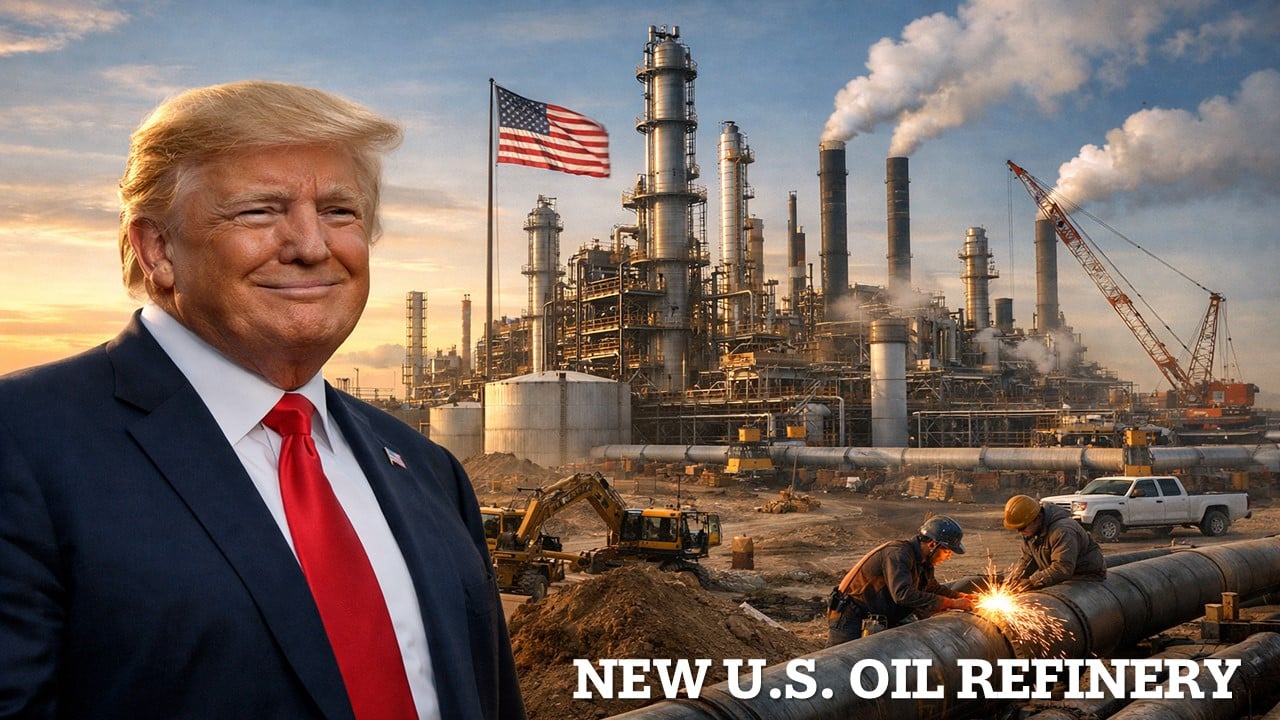 Trump Announces First New US Oil Refinery in 50 Years with Reliance Industries Investment