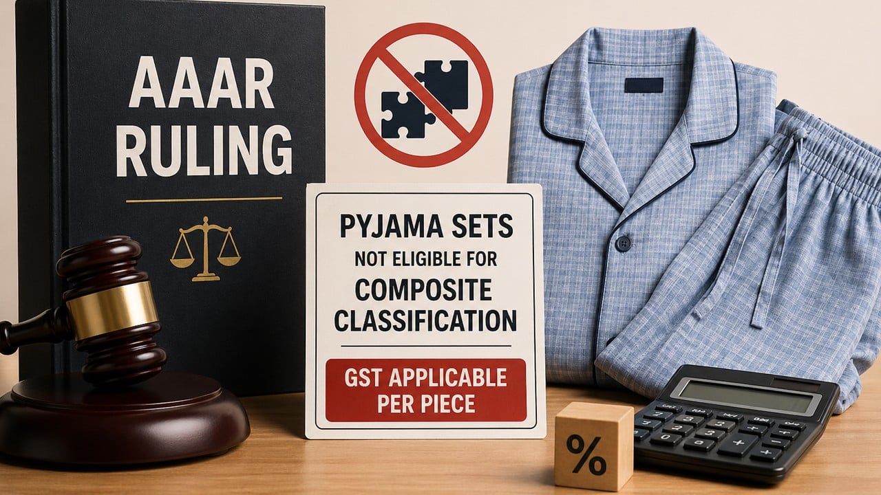 AAAR Denies Composite Classification for Pyjama Sets; GST Applicable Per Piece