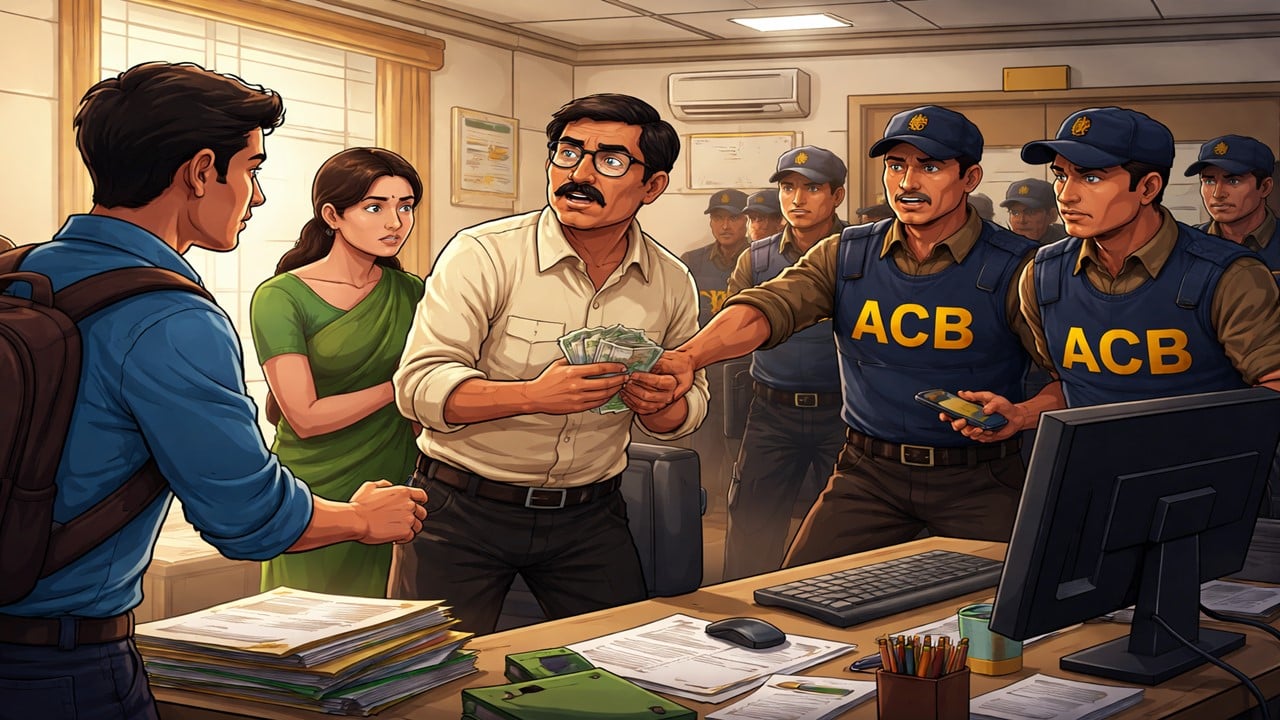 Anti-Corruption Bureau Arrests GST Officer for Taking Bribe in Navi Mumbai