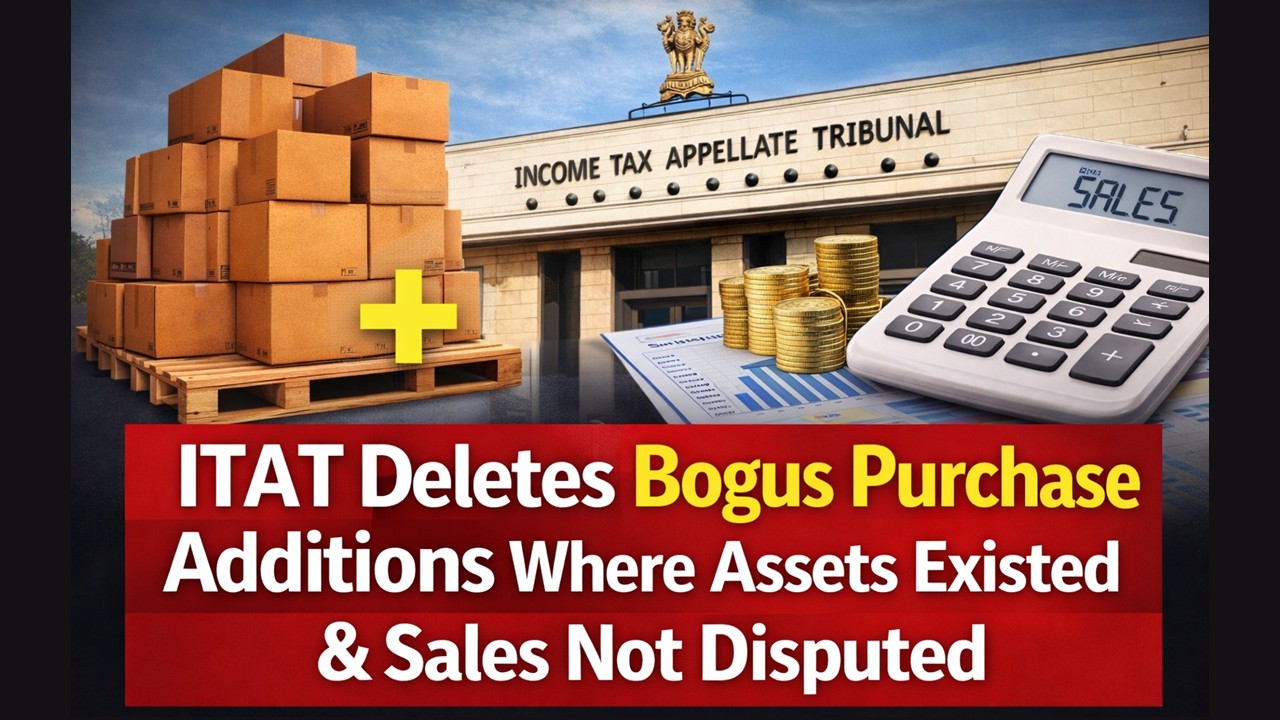 ITAT Deletes Bogus Purchase Additions Where Assets Existed & Sales Not Disputed