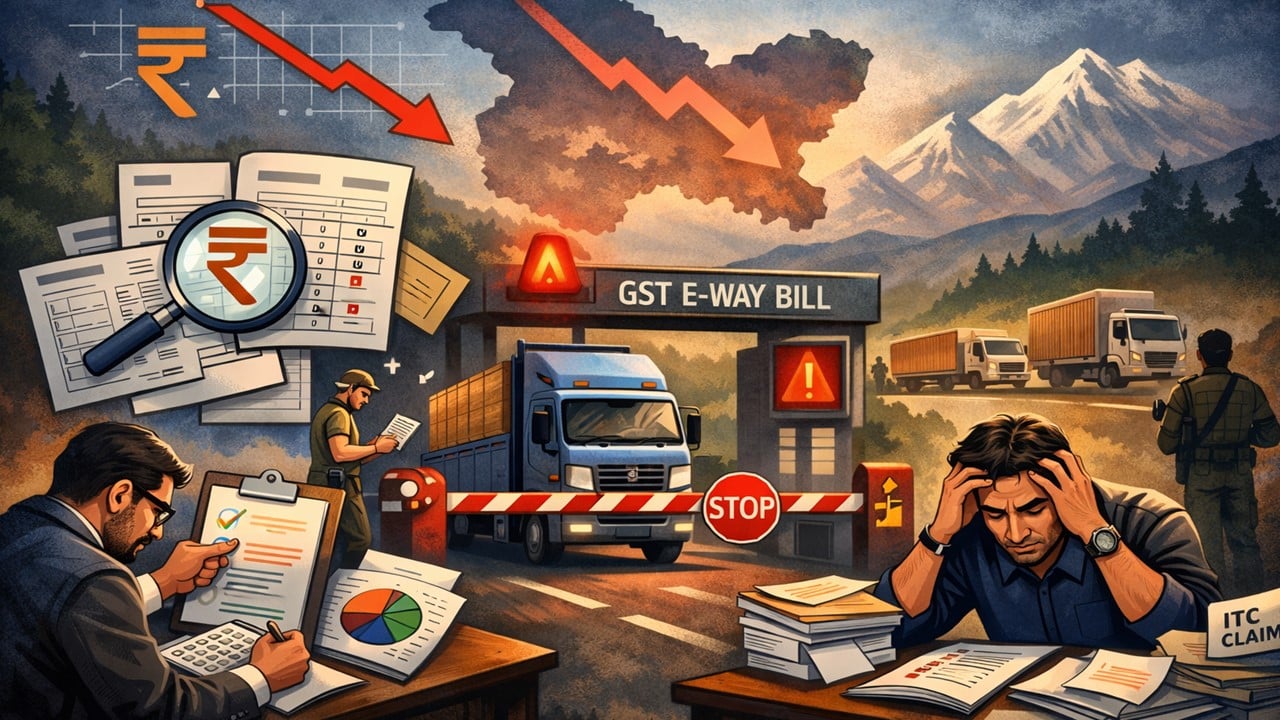 CAG Report Highlights Major GST E-Way Bill Irregularities in Jammu and Kashmir