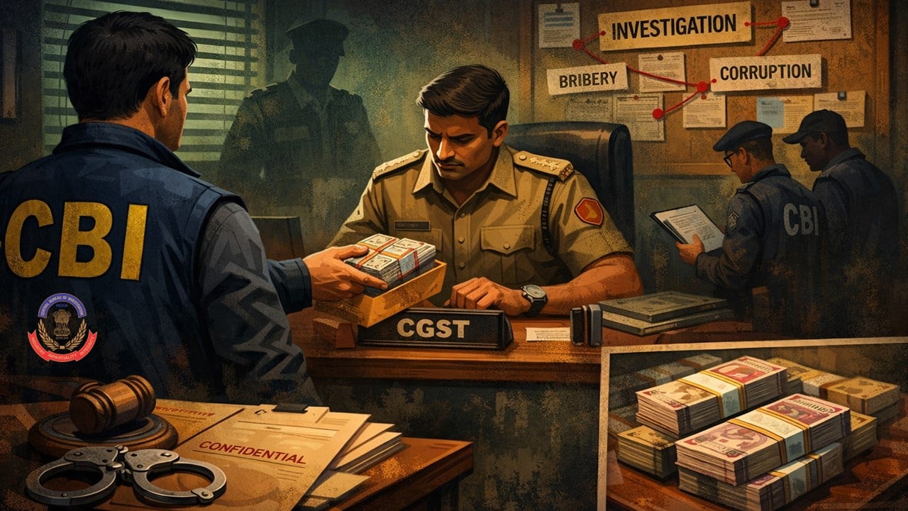 CBI Books CGST Officer Along with Two Others in Rs 15 Lakh Bribery and Corruption Case