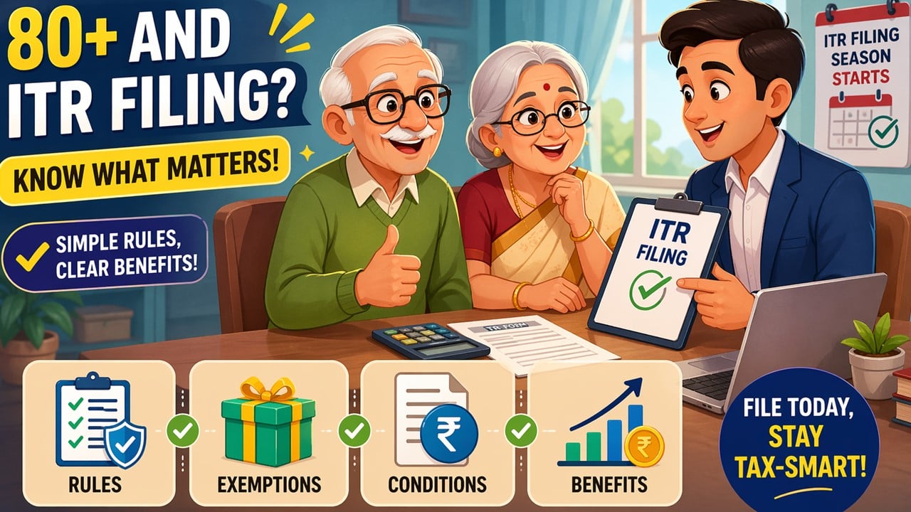 Do People Above 80 Need to File ITR? Key Rules and Exemptions Explained
