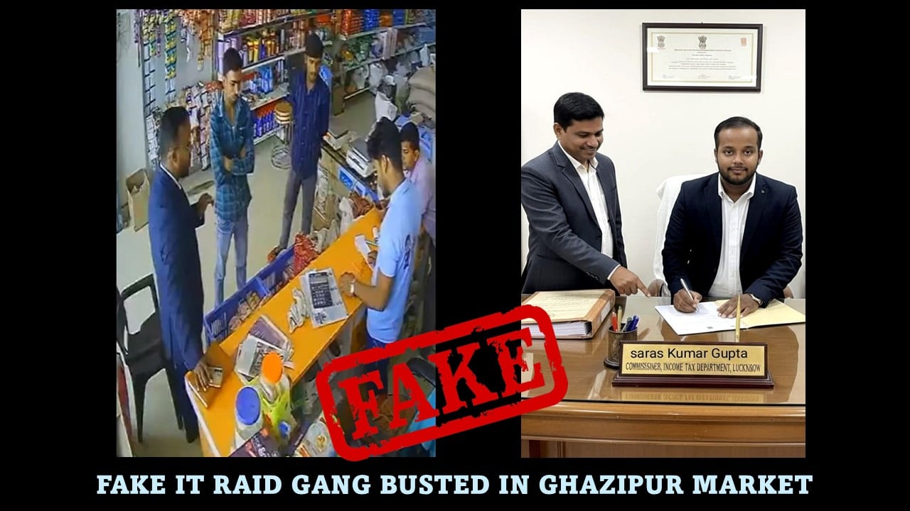 Fake Income Tax Officers Caught Trying to Dupe UP Traders
