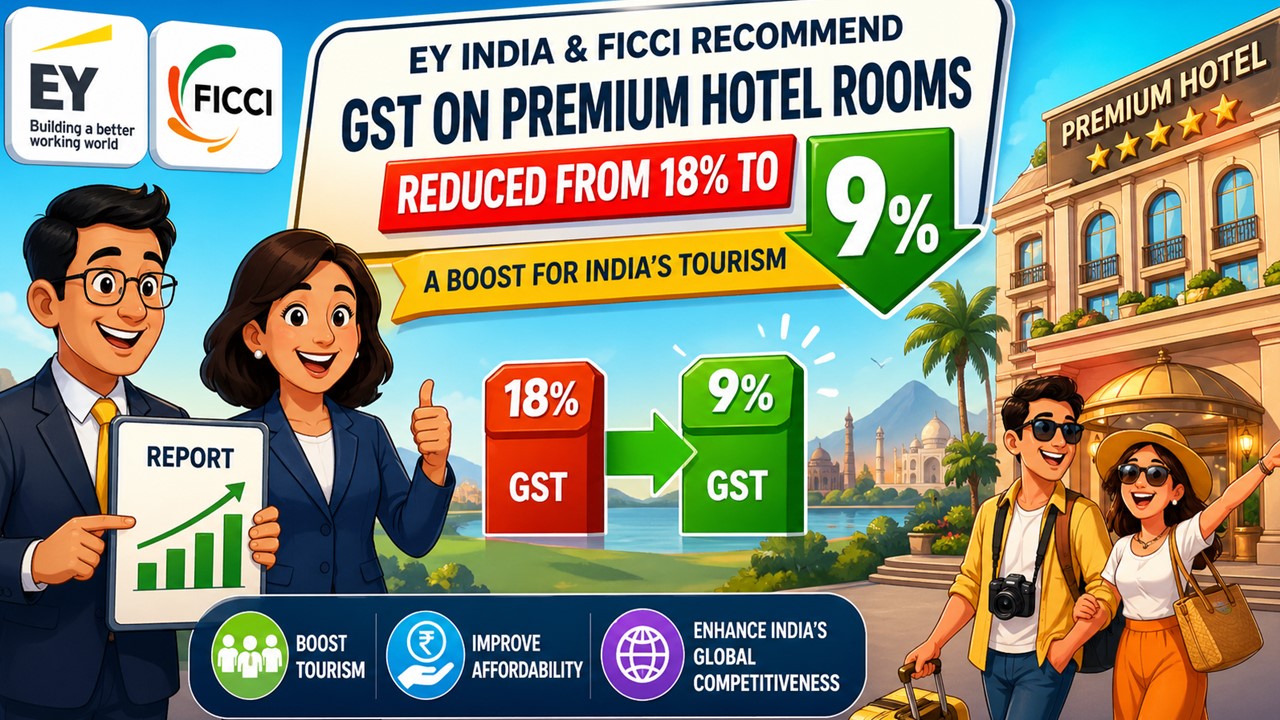 EY-FICCI Suggest GST Reduction On Luxury Hotels to Make India More Tourist-Friendly