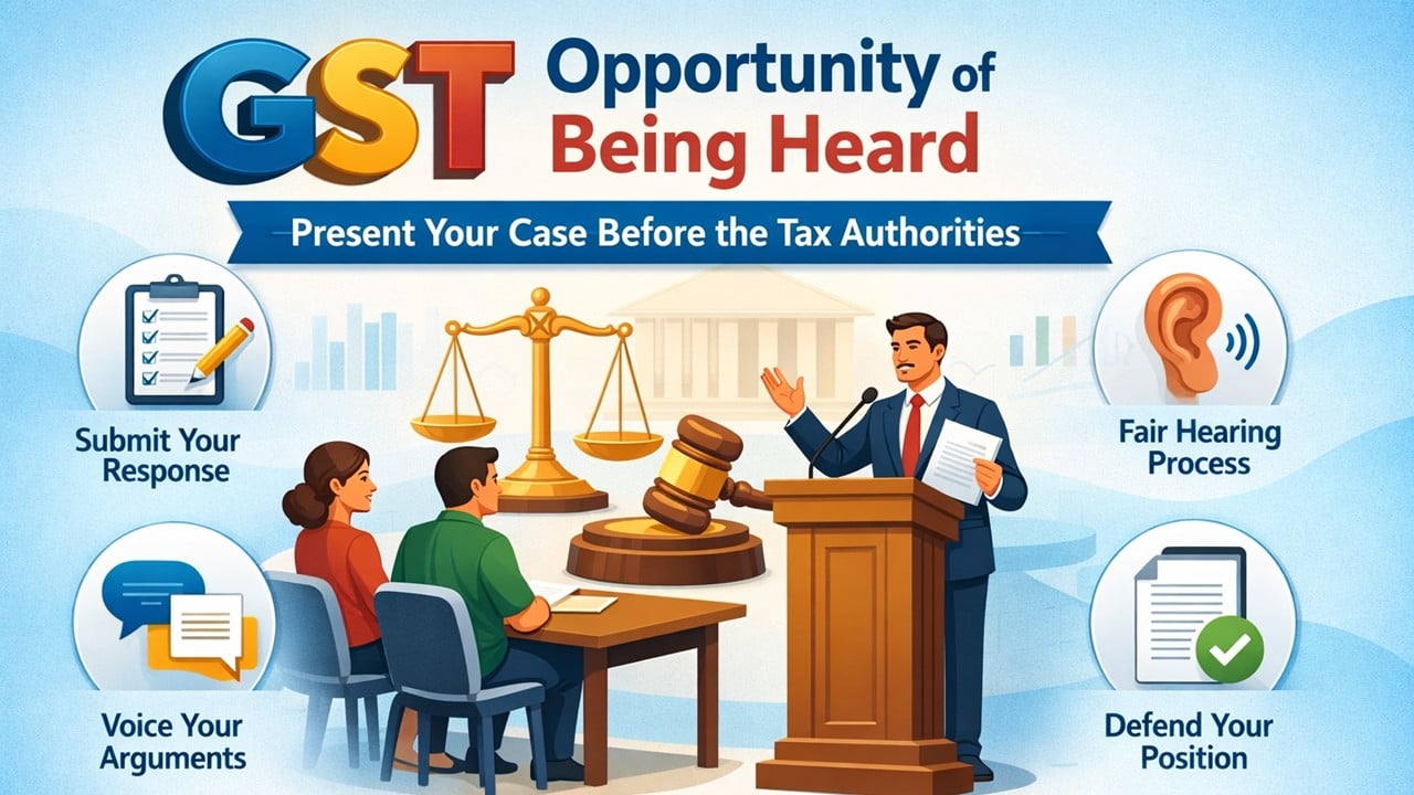 High Court Quashes GST Order Passed without giving opportunity of being heard