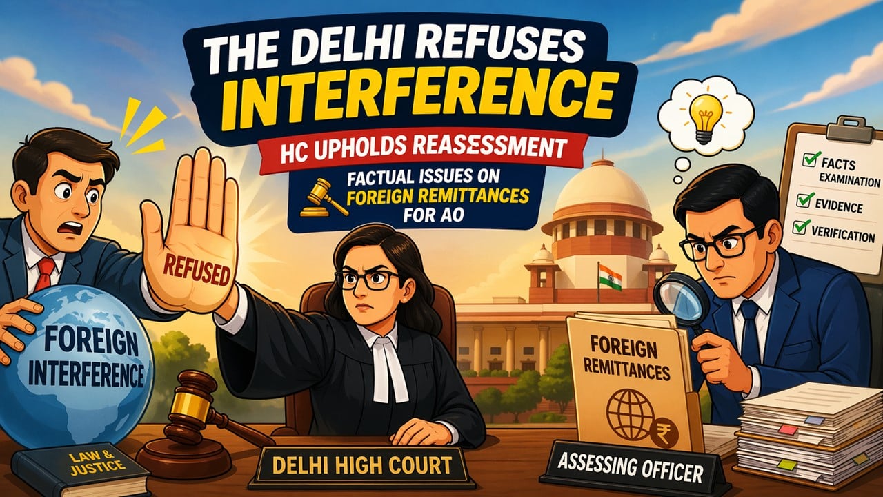 HC Upholds Reassessment; Factual Issues on Foreign Remittances for AO