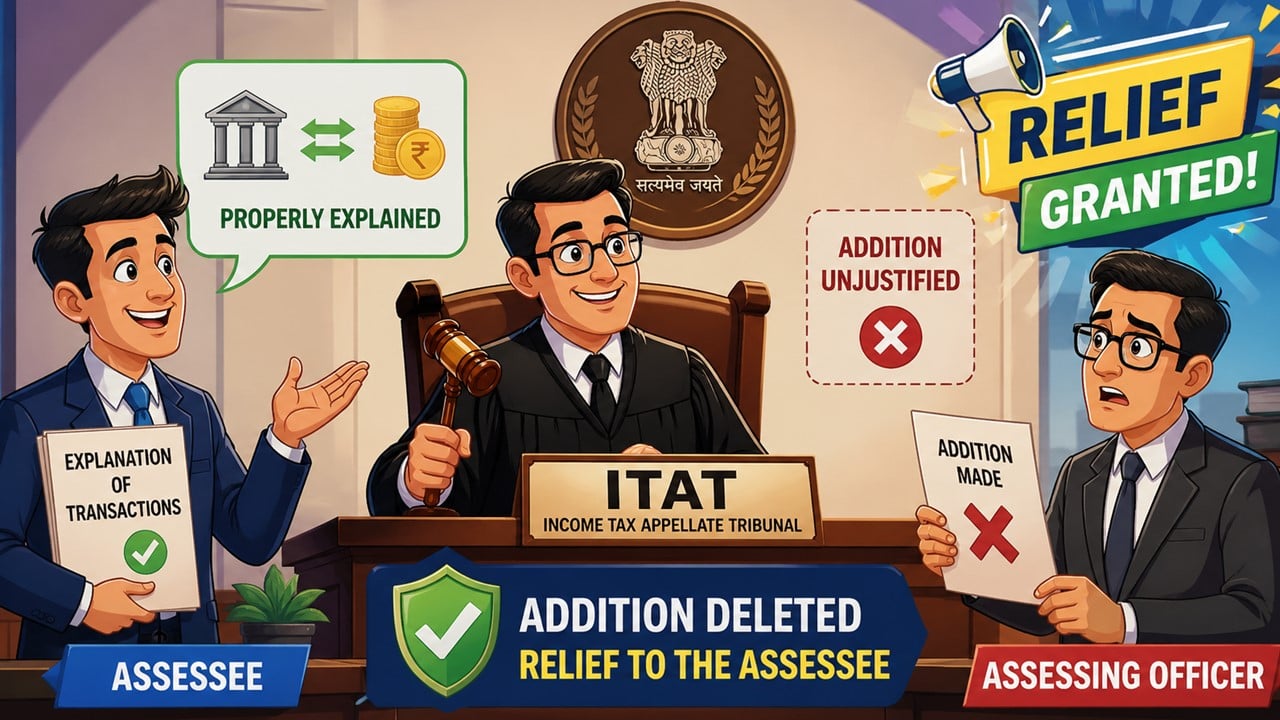 ITAT Grants Relief, Sets Aside Addition After Finding Assessee’s Explanation Satisfactory