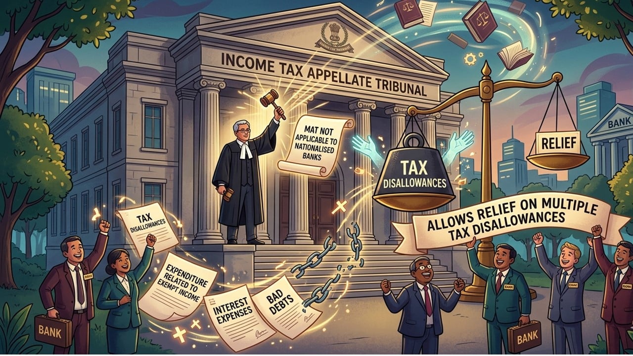 ITAT Rules MAT Not Applicable to Nationalised Banks; Grants Relief