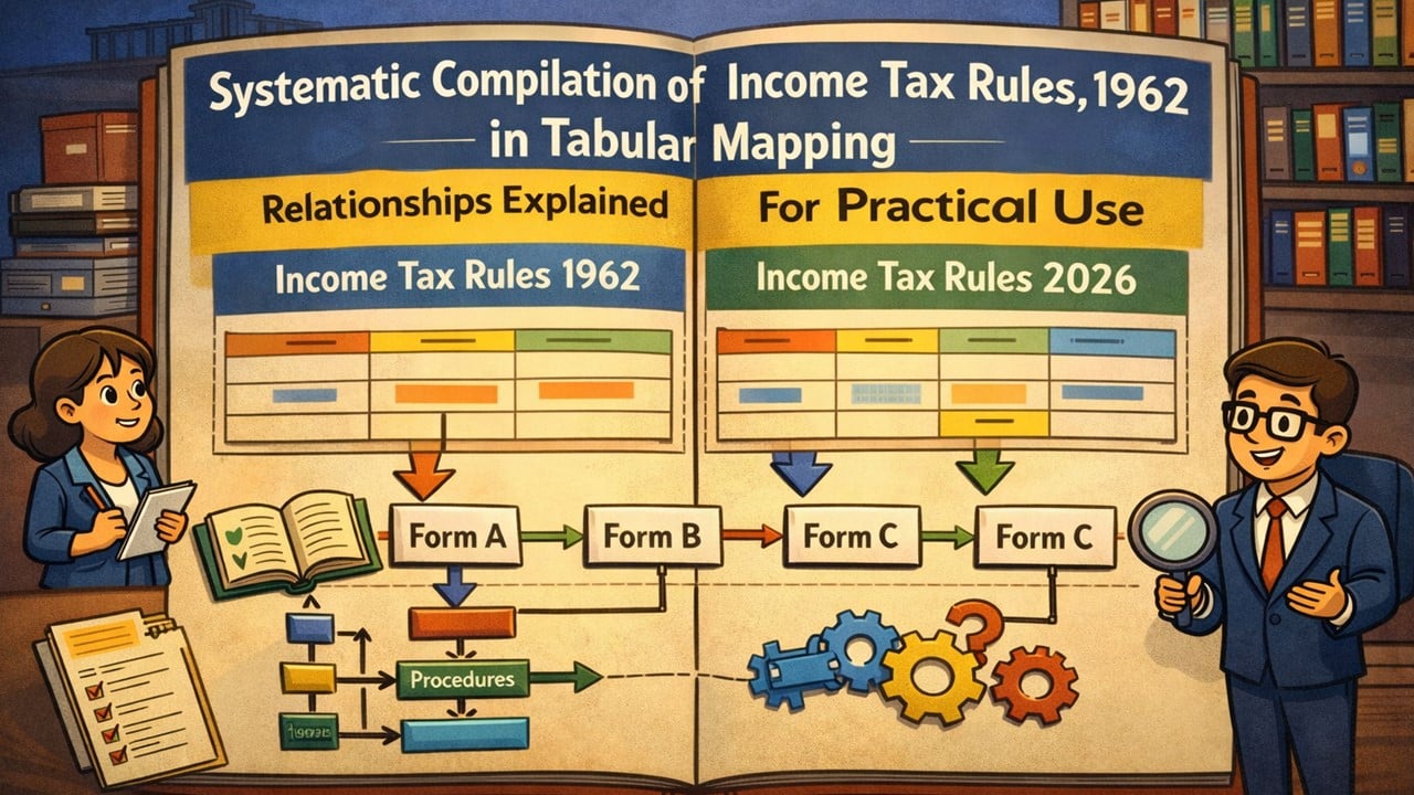 ICAI Releases Publication Arranging Income Tax Rules 2026 and Forms in Tabular Format