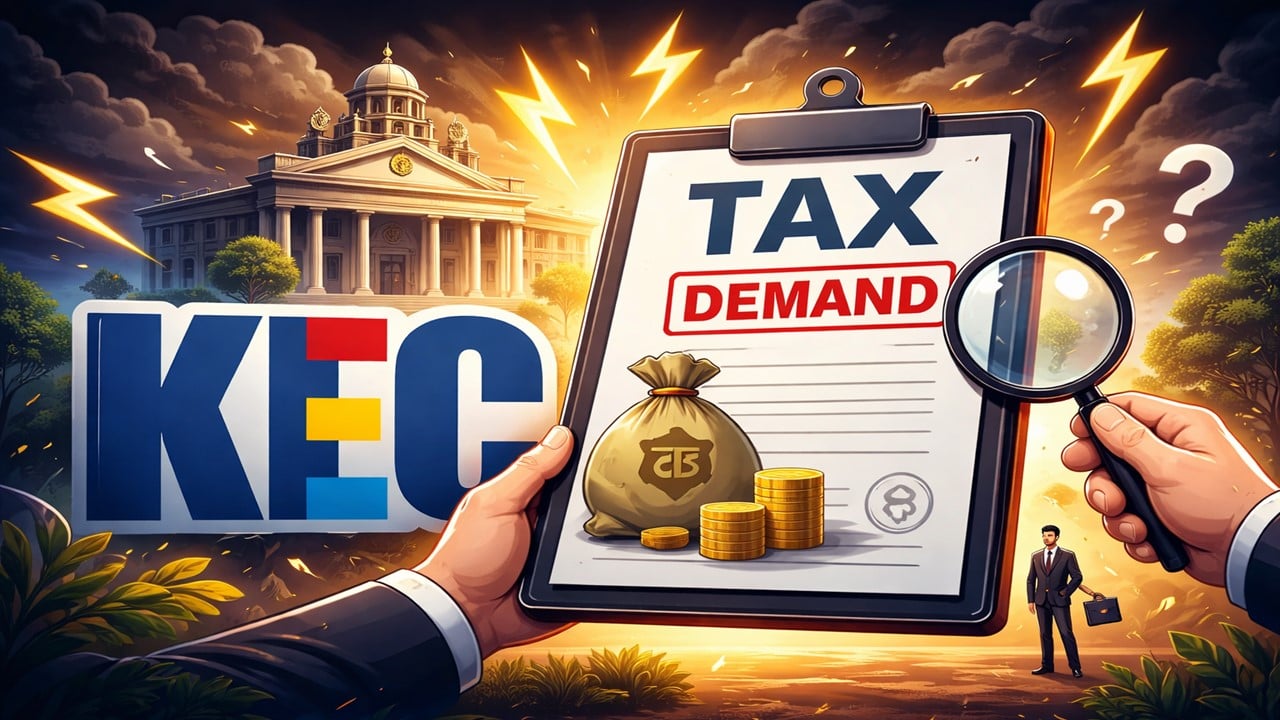 KEC International Subsidiary Receives Rs 46.19 Crore Income Tax Demand Notice