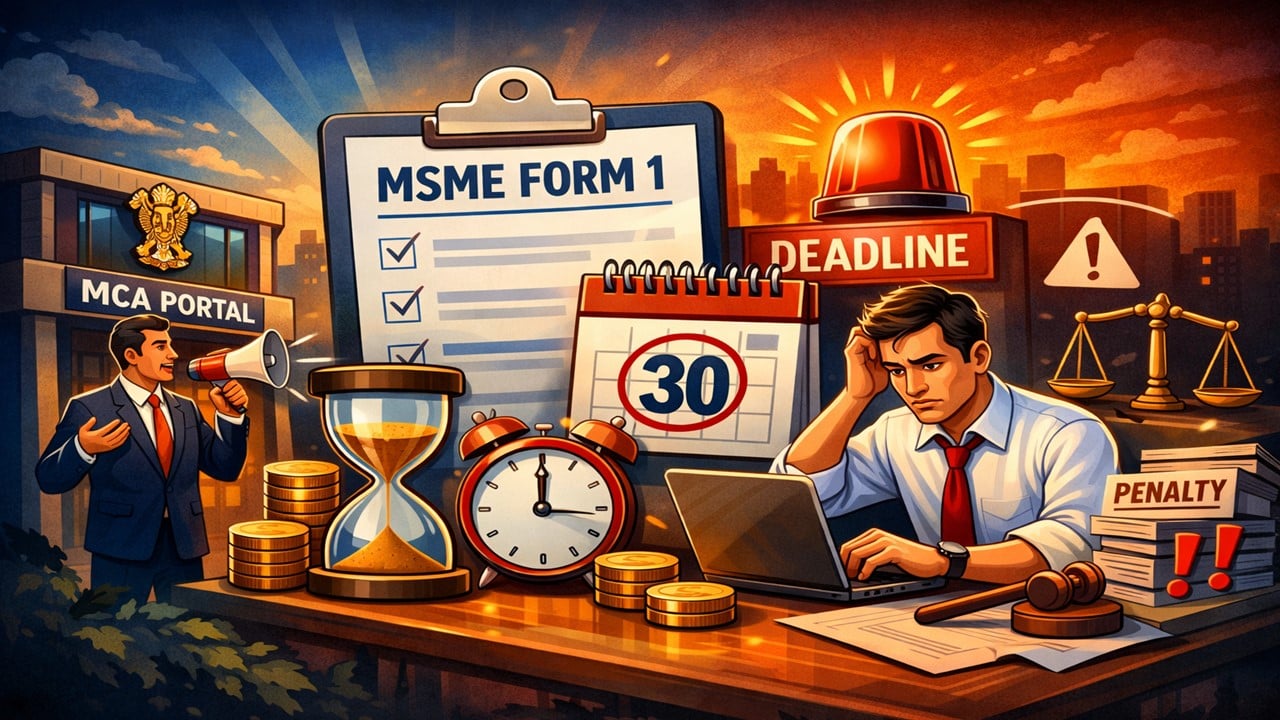MCA Portal Update: File MSME Form 1 by April 30 to Avoid Penalties