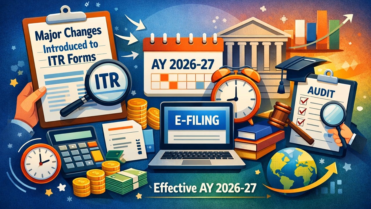Major Changes Introduced to ITR -1 Form; Effective AY 2026-27