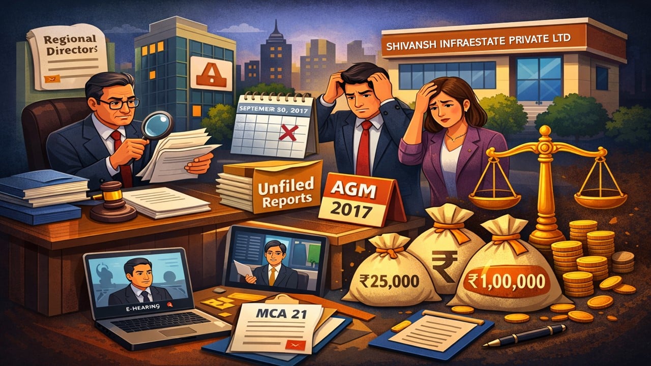 ROC Uttar Pradesh Imposes Penalty for Non-Filing of Financial Statements Under Section 137