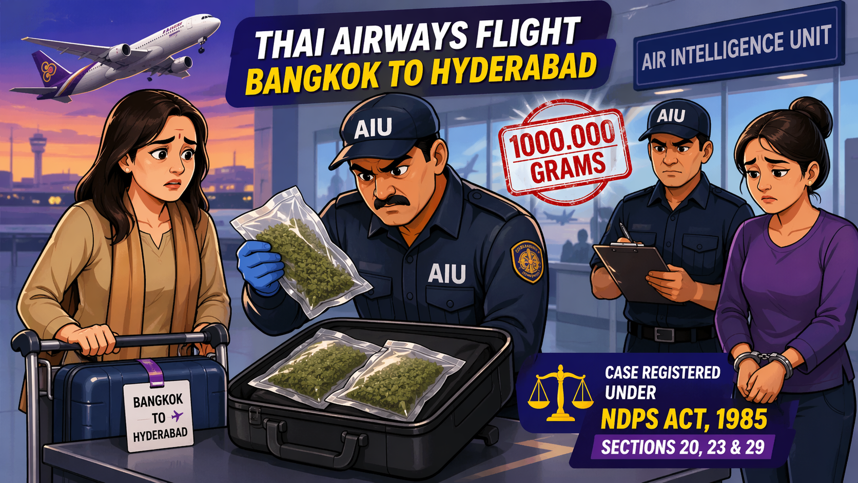 Telangana High Court Grants Bail in 1 Kg Ganja Case: Key NDPS Ruling on Intermediate Quantity Explained