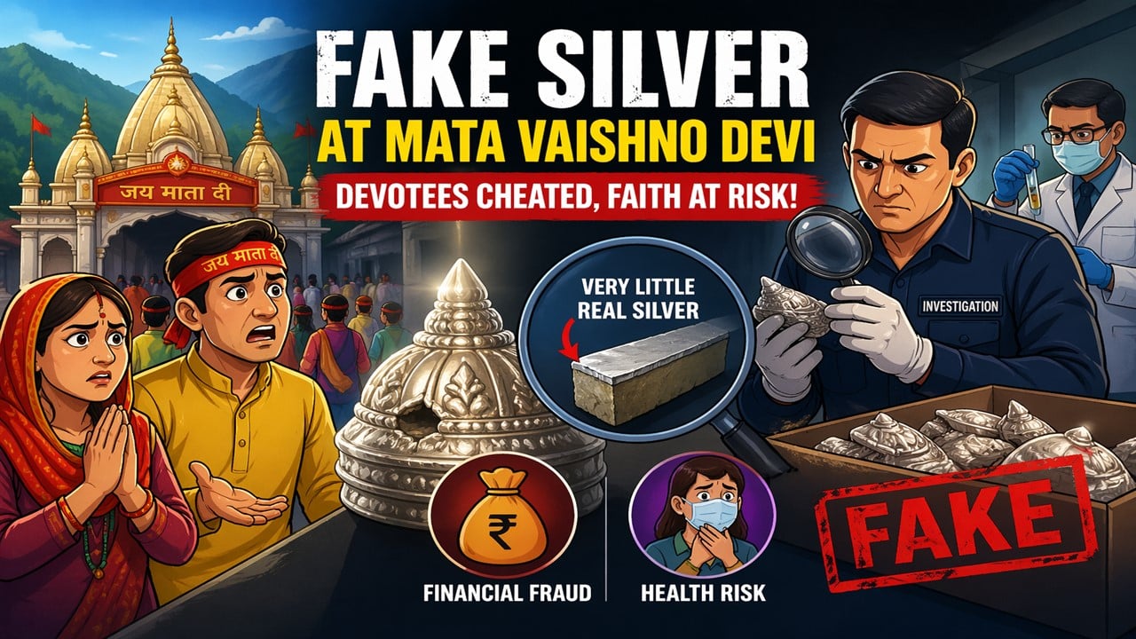 Fake Silver Offerings Scam at Vaishno Devi Shrine Raises Serious Concerns
