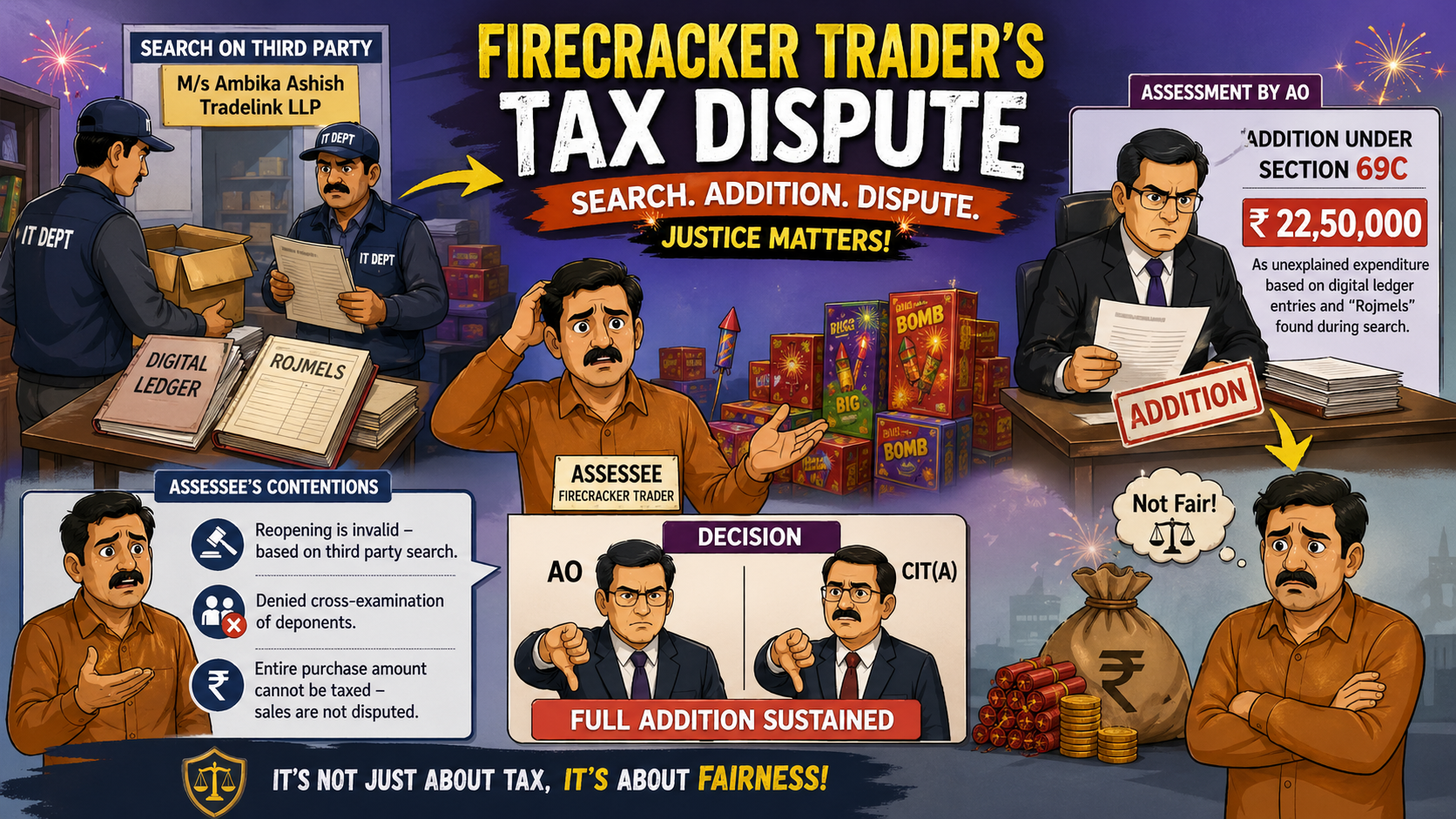 Tax Assessment Refinement: Judicial Ruling on Profit Estimation vs. Full Addition