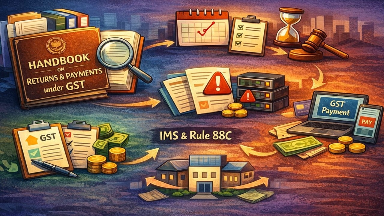 ICAI Issues March 2026 Edition of Handbook on Returns and Payments Under GST