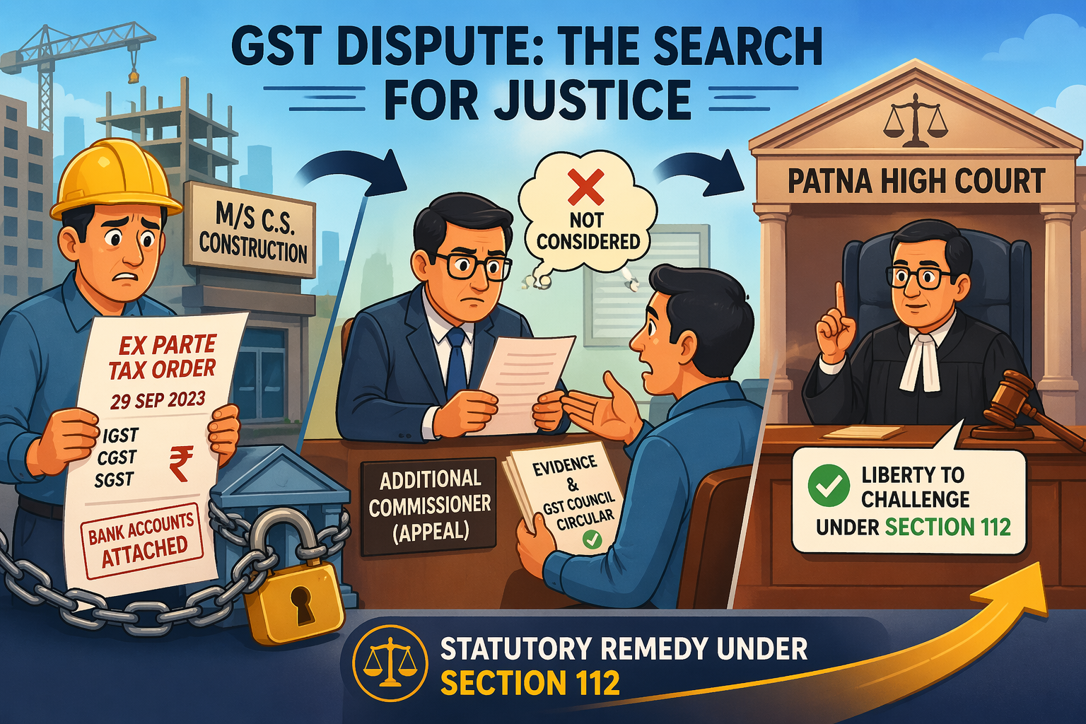 When Hearing Was Denied: A GST Dispute Over Fair Process Before the Patna High