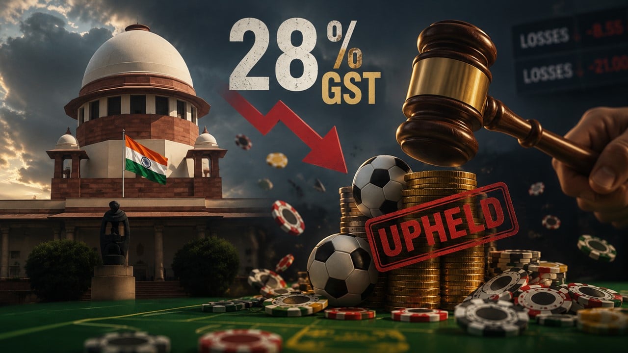 Big Blow to Gaming Firms: Supreme Court Upholds 28% GST on Online Bets
