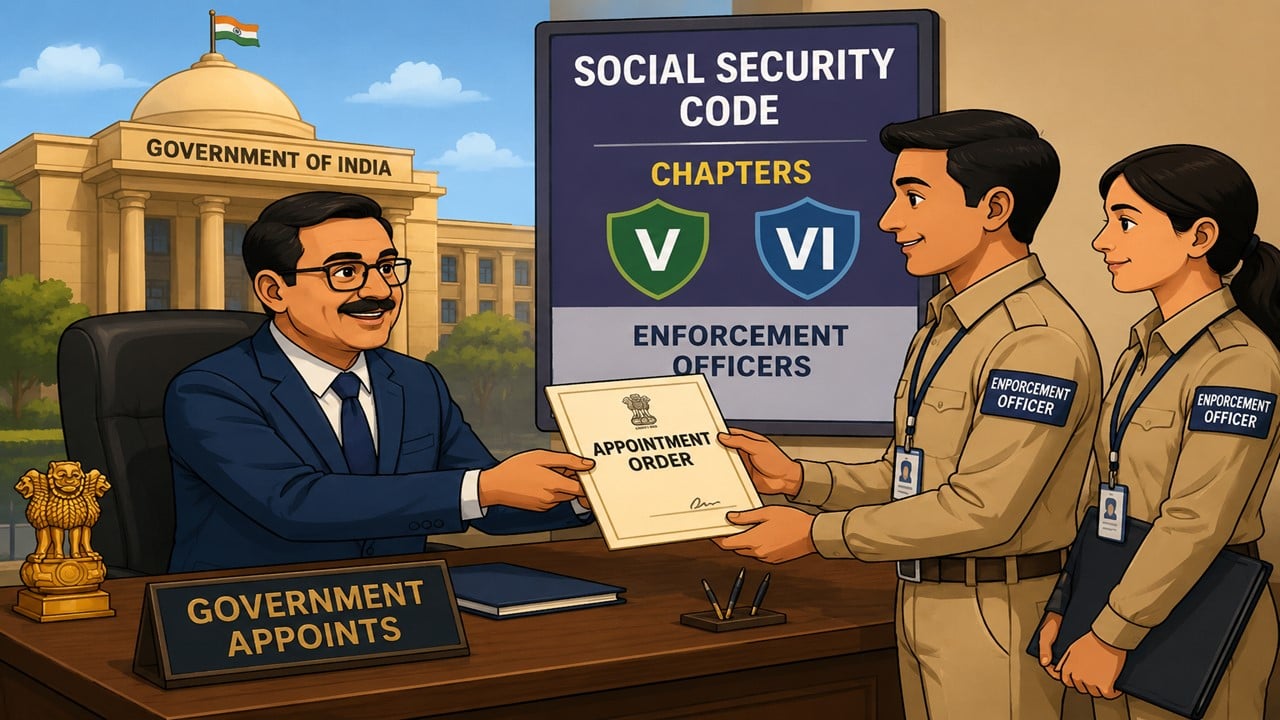 Government Appoints Officers for Enforcement of Social Security Code Provisions (Chapters V & VI)