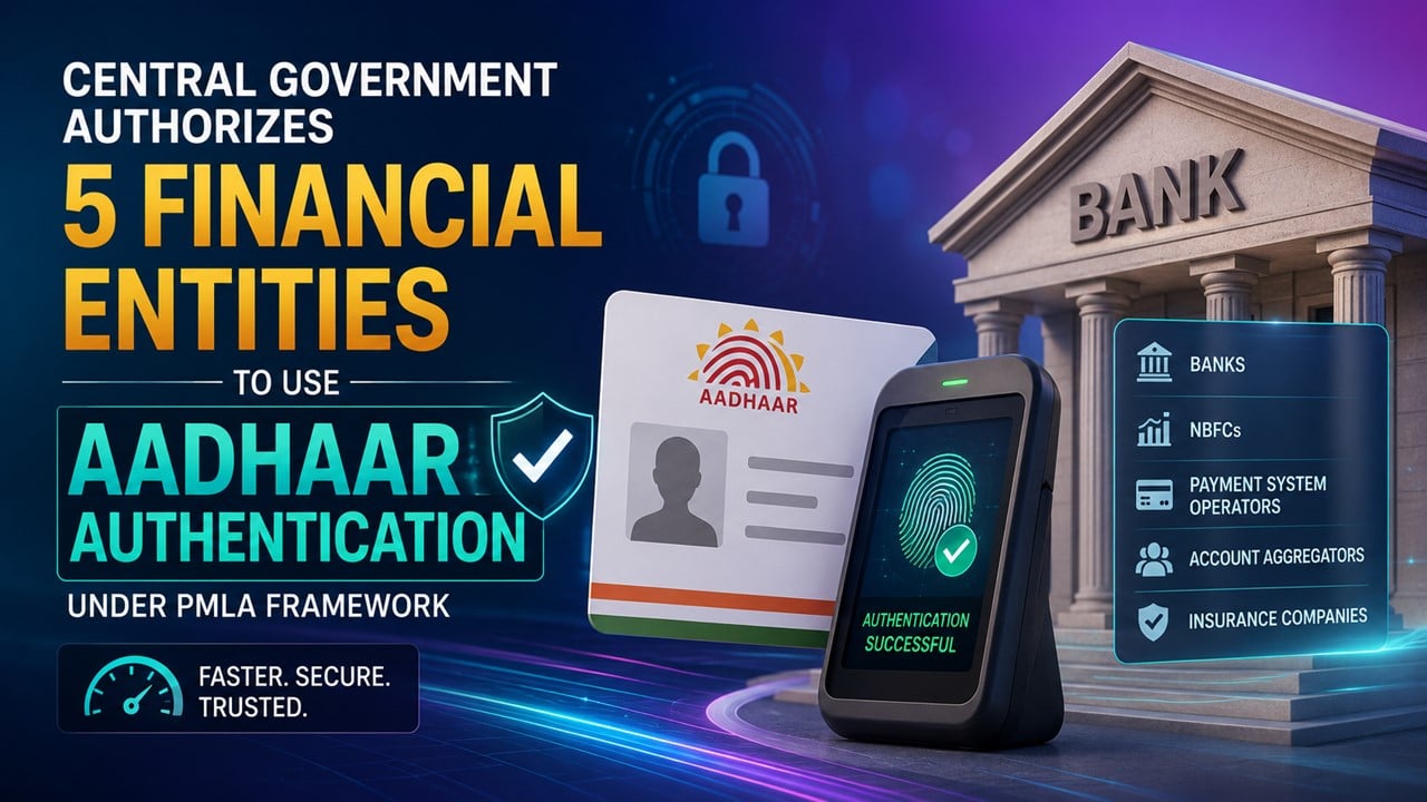 Govt Authorises Groww, Upstox, ICICI Securities and Two Others to Use Aadhaar Authentication Under PMLA 2002
