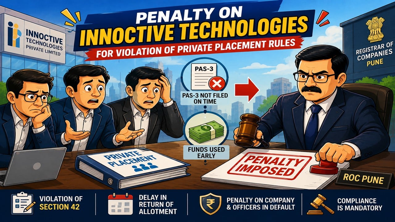 ROC Penalty on Company for Violation of Private Placement Rules