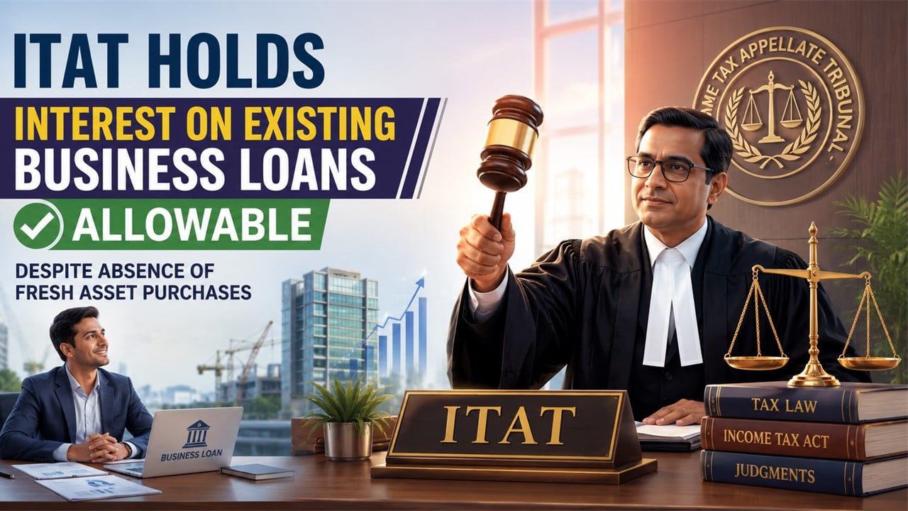 ITAT Allows Interest Claim on Existing Business Loan Liability