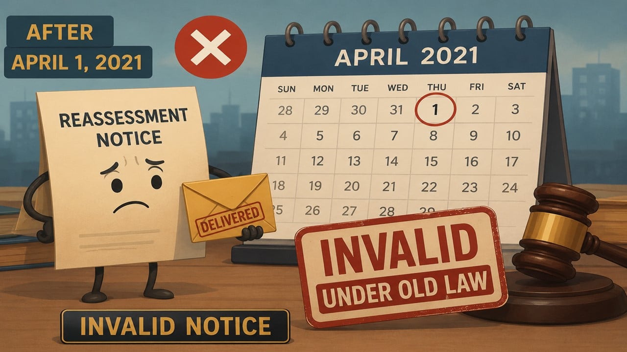 ITAT: Reassessment Notice Delivered After April 1, 2021 Invalid Under Old Law