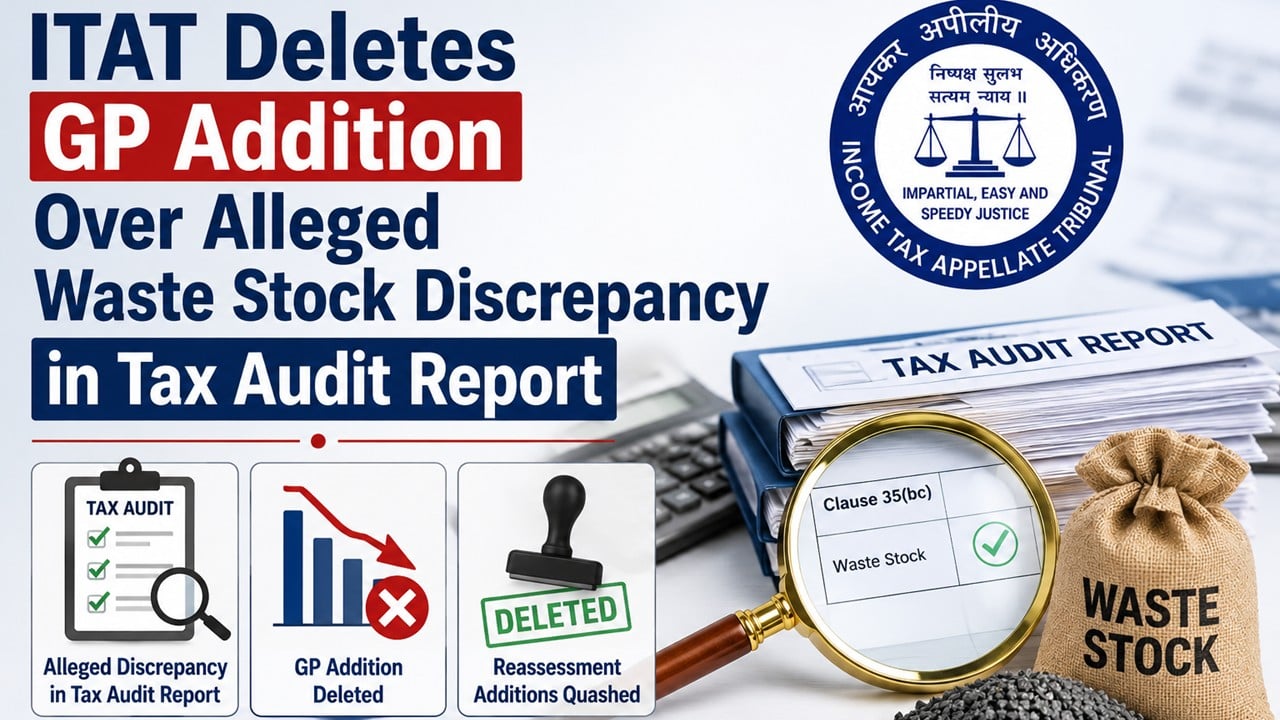 ITAT Deletes GP Addition Over Alleged Waste Stock Discrepancy in Tax Audit Report