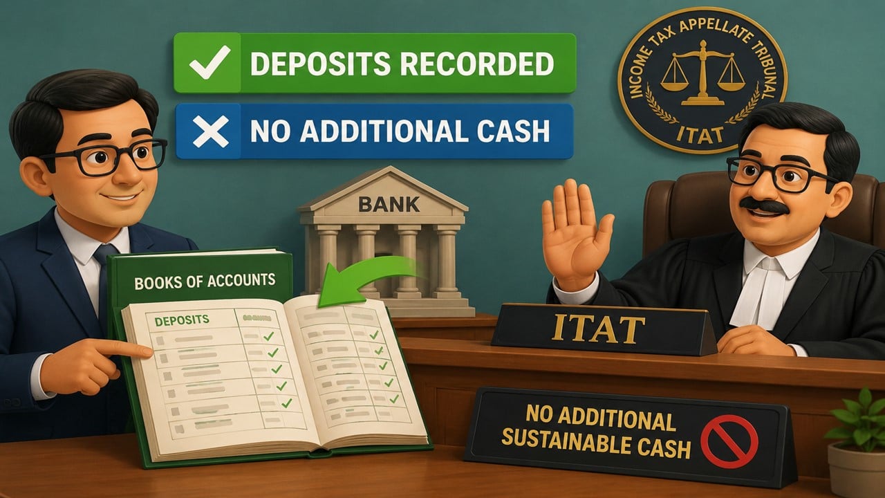 No Additional Sustainable Cash When Deposits Are Properly Recorded in Books: ITAT
