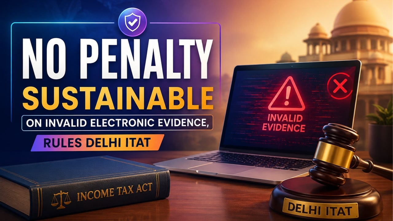 No Penalty Sustainable on Invalid Electronic Evidence, Rules ITAT