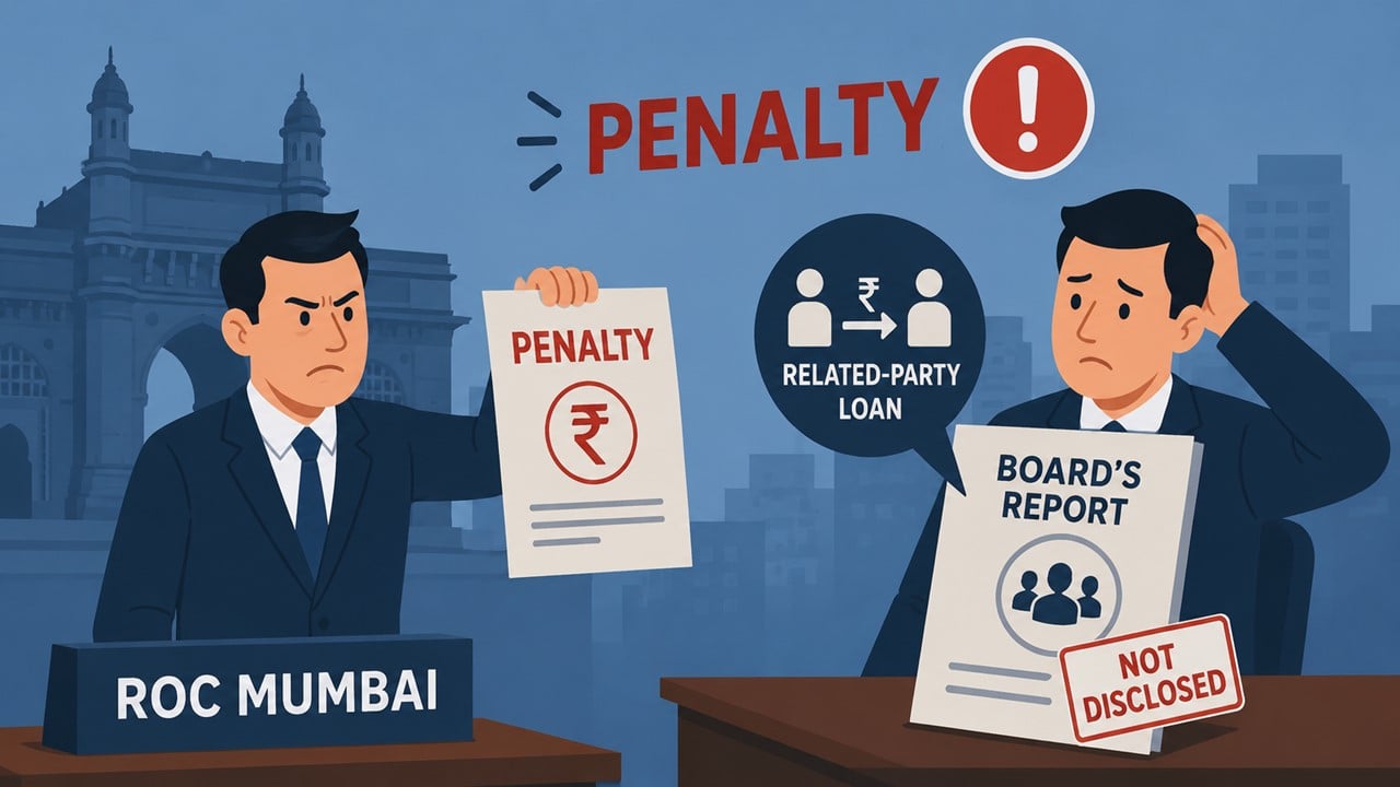 ROC Mumbai Imposes Penalty for Non-Disclosure of Related-Party Loan in Board’s Report