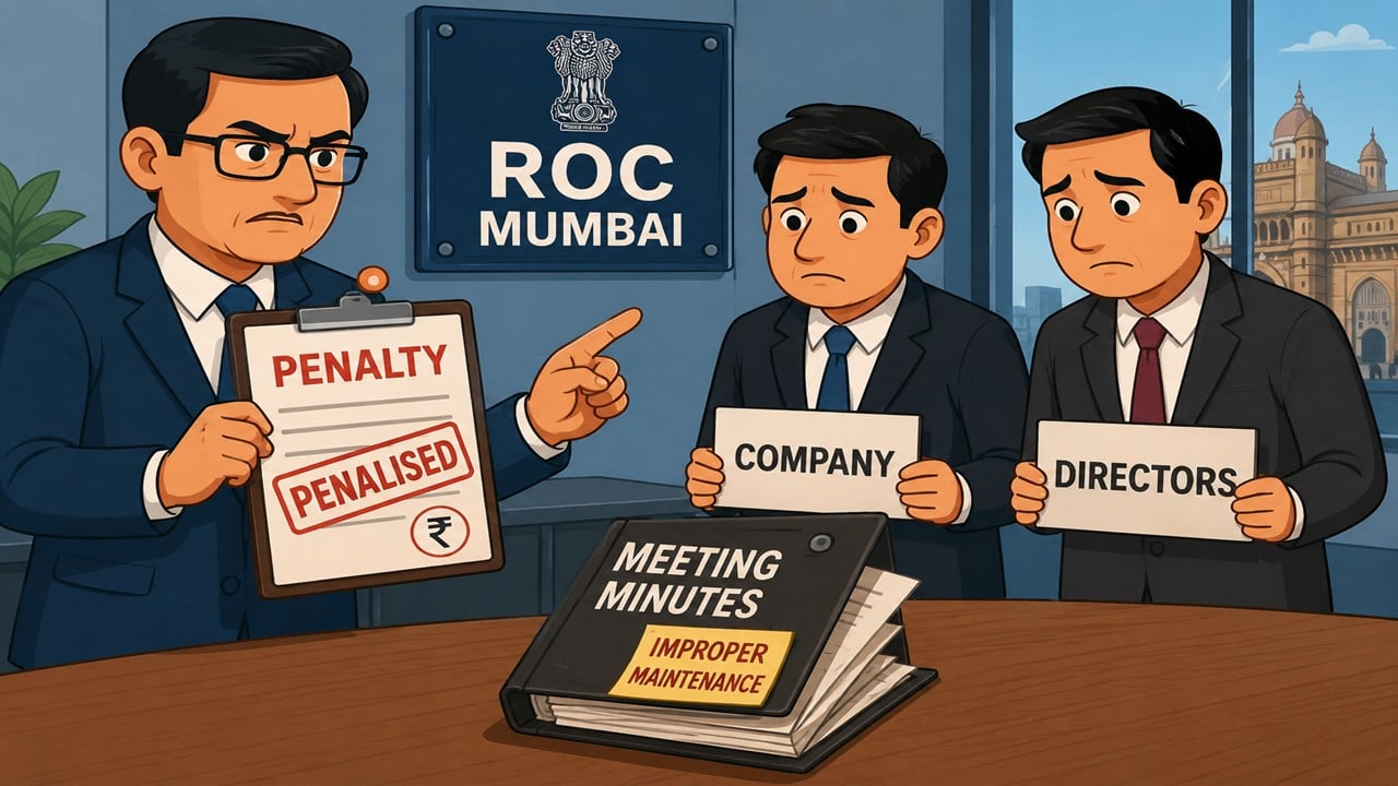 ROC Mumbai Penalises Company, Directors for Improper Maintenance of Meeting Minutes