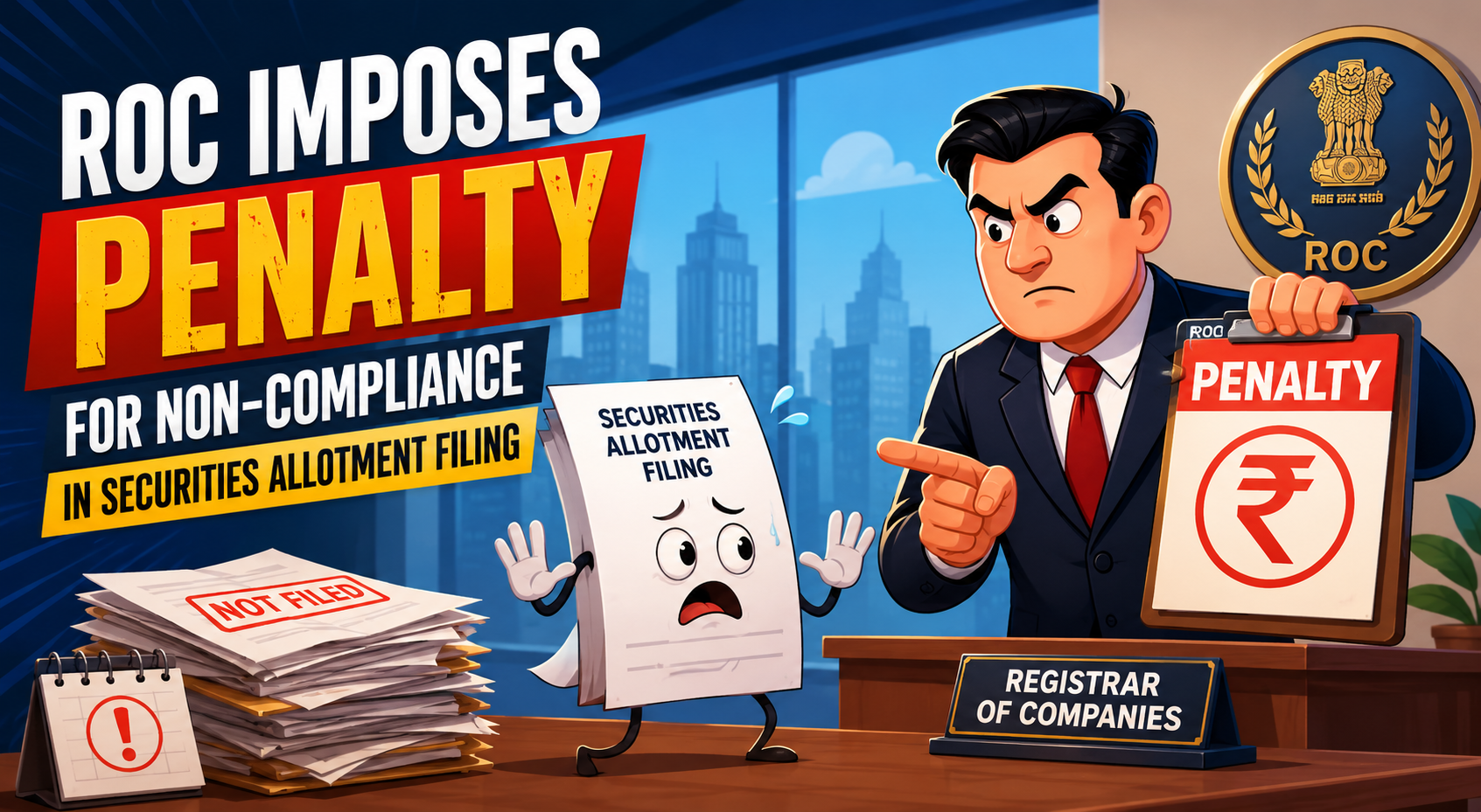 ROC Imposes Penalty For Non-Compliance In Securities Allotment Filing