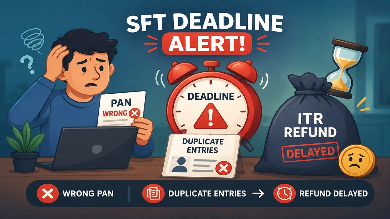 SFT Deadline Alert: Wrong PAN or Duplicate Entries Can Delay Your ITR Refund