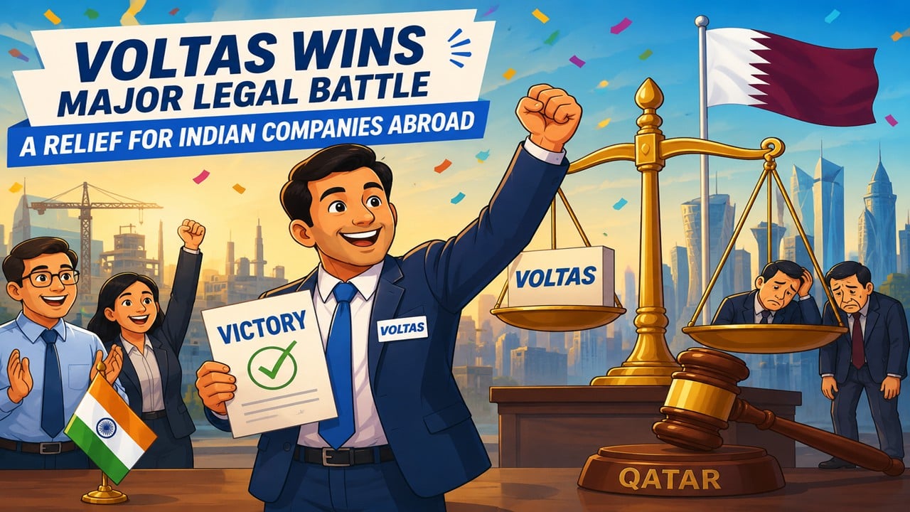 Voltas Wins Major Legal Battle in Qatar: Company to receive compensation of Rs. 963.26 Cr