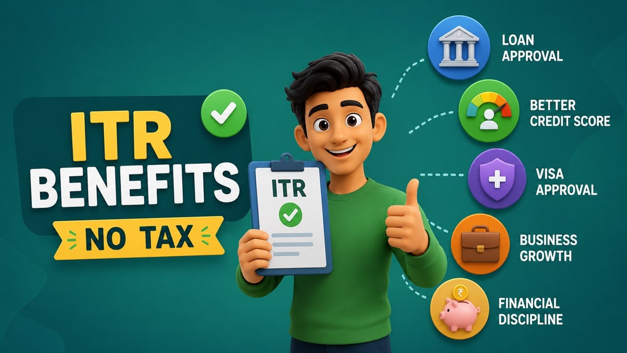 5 Hidden Benefits of Filing ITR Even If You Pay No Tax