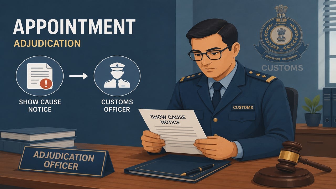 Appointment of Customs Officers for Adjudication of Certain Show Cause Notices