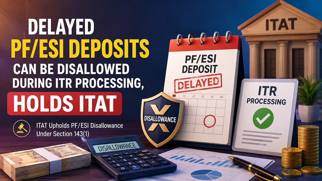 Delayed PF/ESI Deposits Can Be Disallowed During ITR Processing, Holds ITAT