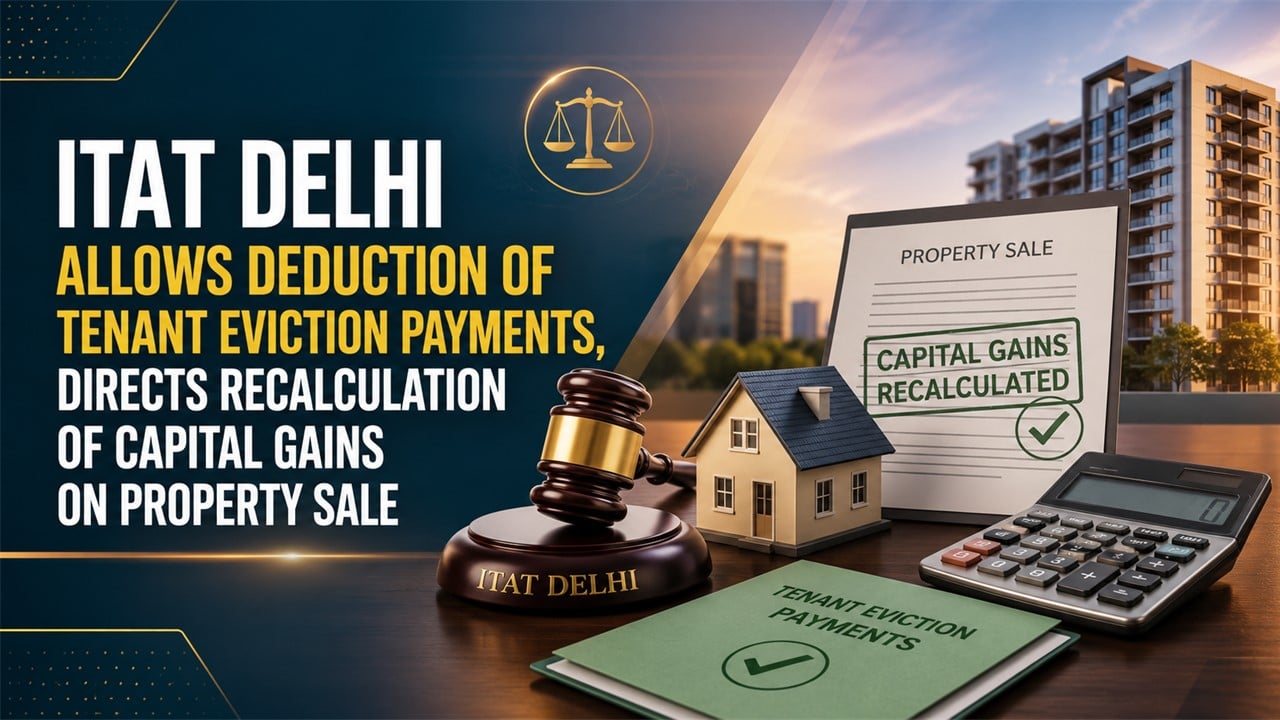 ITAT Allows Deduction of Tenant Eviction Payments, Directs Recalculation of Capital Gains on Property Sale