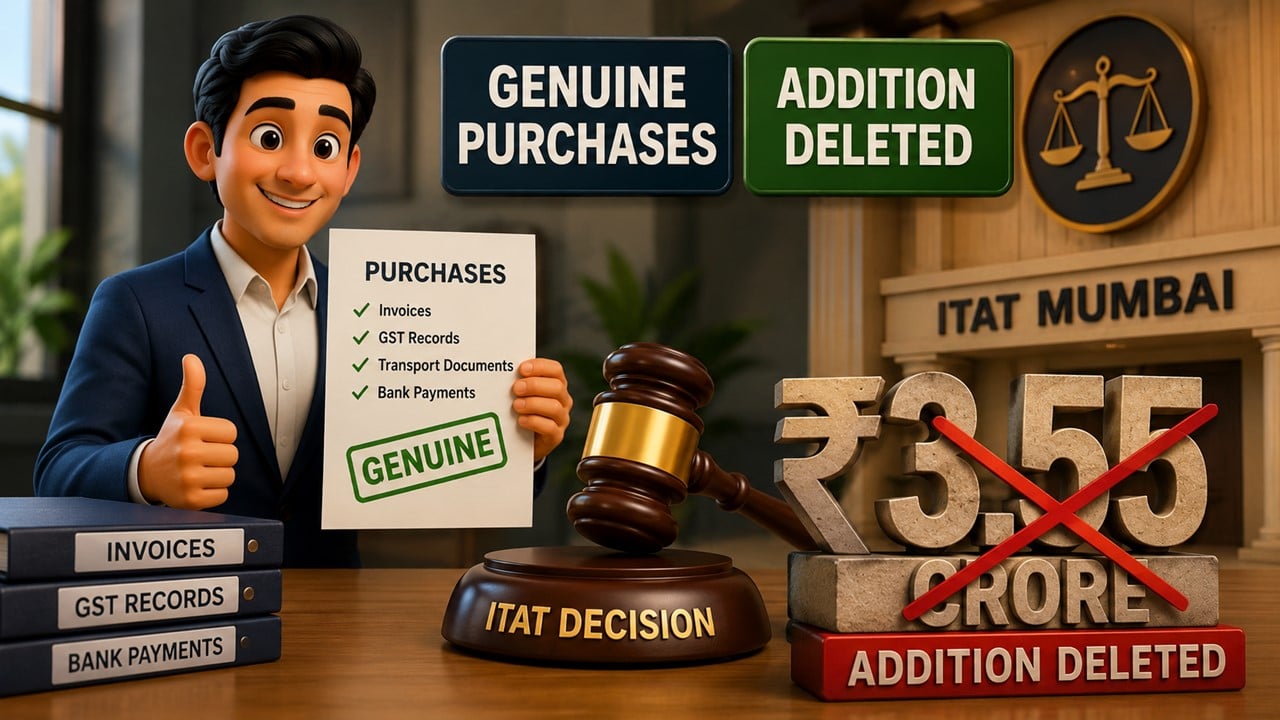 ITAT Deletes Rs. 3.51 Crore Bogus Purchase Addition After Finding GST Returns, Bank Payments, E-Way Bills and Transport Documents Proved Genuine Movement of Goods