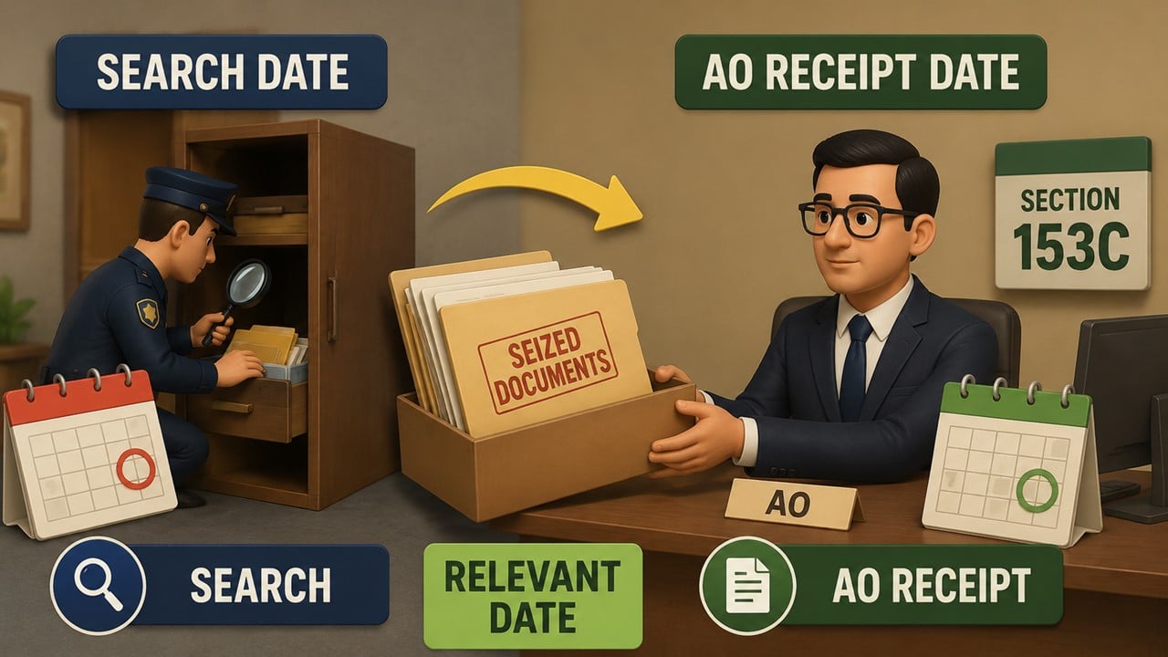 ITAT: For Section 153C, Relevant Date Is AO’s Receipt of Seized Documents, Not Search Date