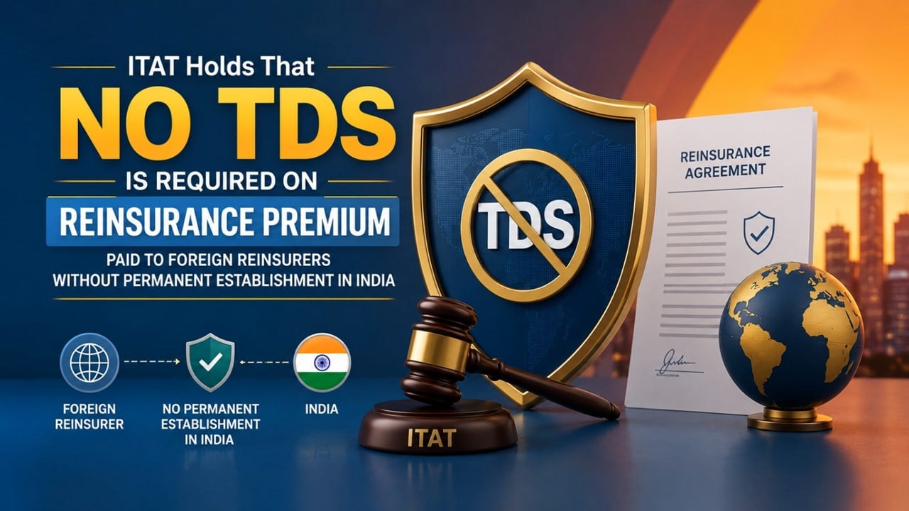 Rs. 6.88 Crore TDS Demand on Aditya Birla Sun Life Insurance Quashed; ITAT Says No Tax Deduction Required on Overseas Reinsurance Premium